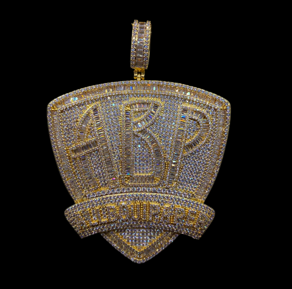 All About Paper Iced Out Pendant