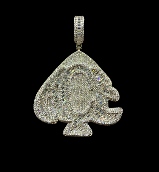 Ace Iced Out Pendant
